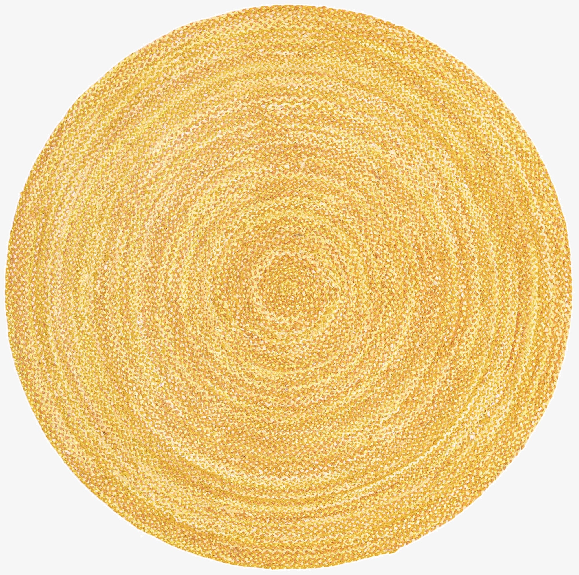 8' x 8'  Hand Braided Chindi Round Rug