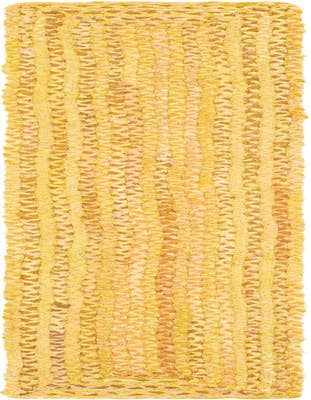 Detail image of 1' 2 x 8'  Hand Braided Chindi Table Runner Rug