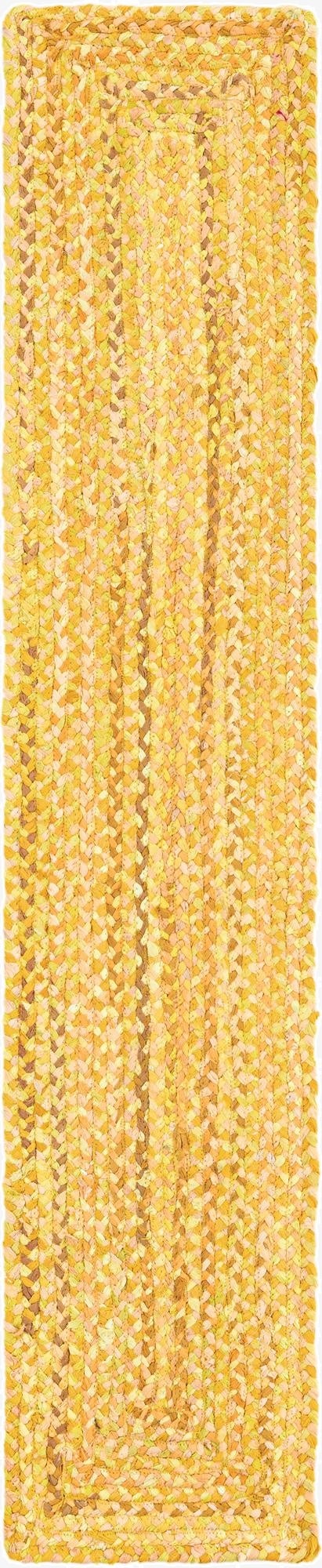 Primary image 1' 2 x 6' 1  Hand Braided Chindi Table Runner Rug