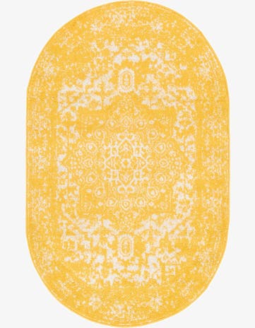 Yellow Arlington Oval Rug