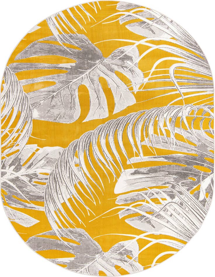 Detail image of 4' x 6' Blossom Oval Rug