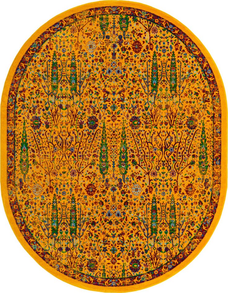 Detail image of 7' 10 x 10' Calypso Oval Rug