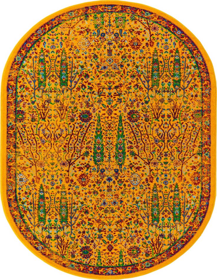 Detail image of 5' 3 x 8' Calypso Oval Rug