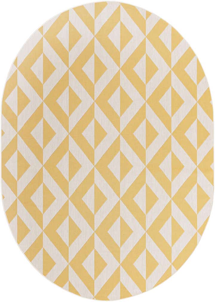 7' 10 x 10' Easy-Clean Jill Zarin Napa Indoor / Outdoor Oval Rug
