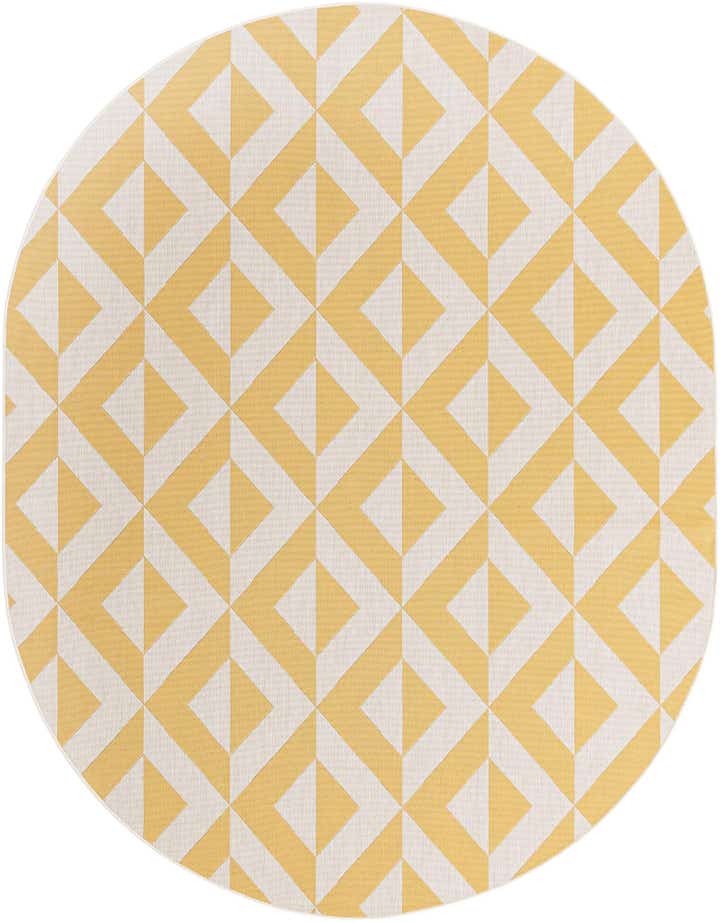 7' 10 x 10' Easy-Clean Jill Zarin Napa Indoor / Outdoor Oval Rug
