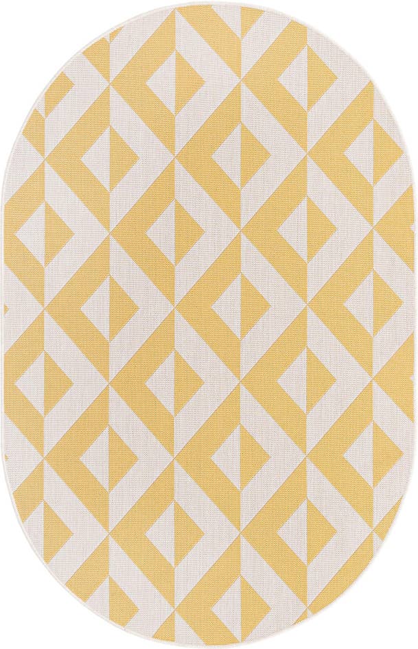 Detail image of 5' 3 x 8' Easy-Clean Jill Zarin Napa Indoor / Outdoor Oval Rug