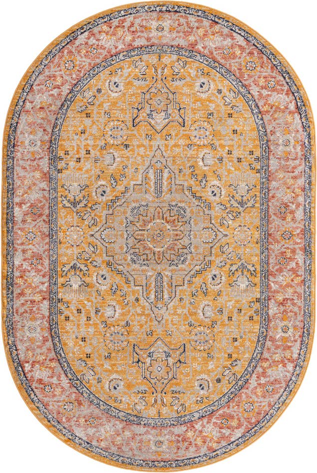 Detail image of 5' 3 x 8' Lola Oval Rug