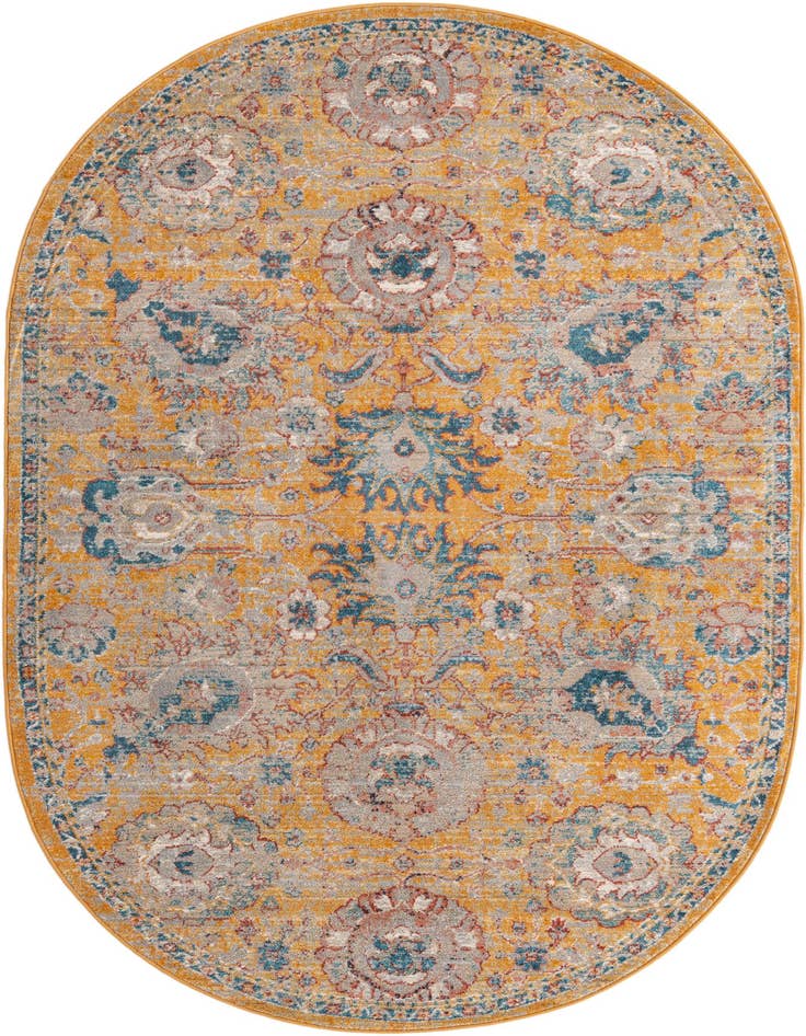 Detail image of 5' 3 x 8' Lola Oval Rug