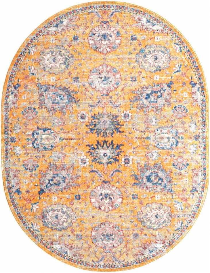 Detailfoto van 240cm x 310cm Lola Ovaal Vloerkleed