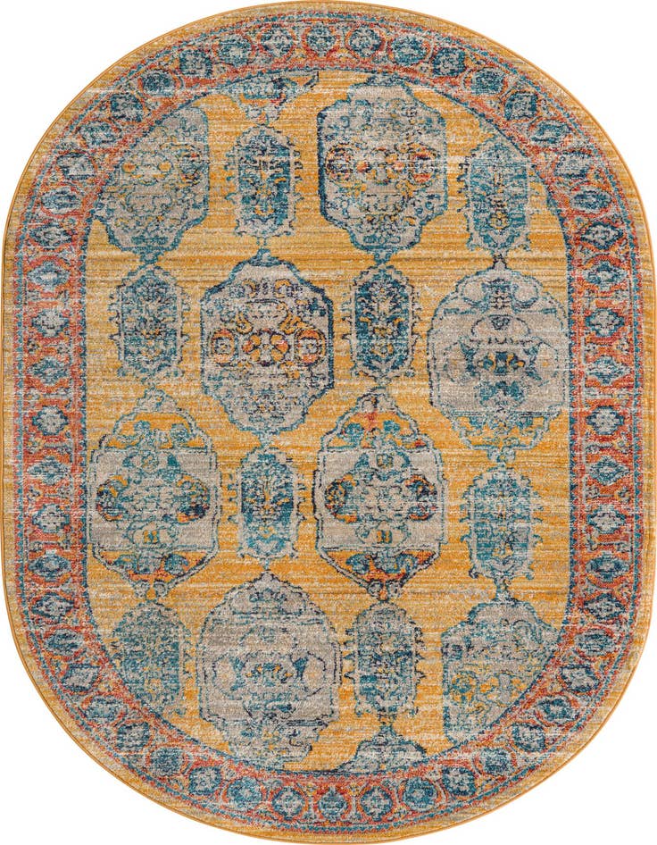 Detail image of 5' 3 x 8' Lola Oval Rug