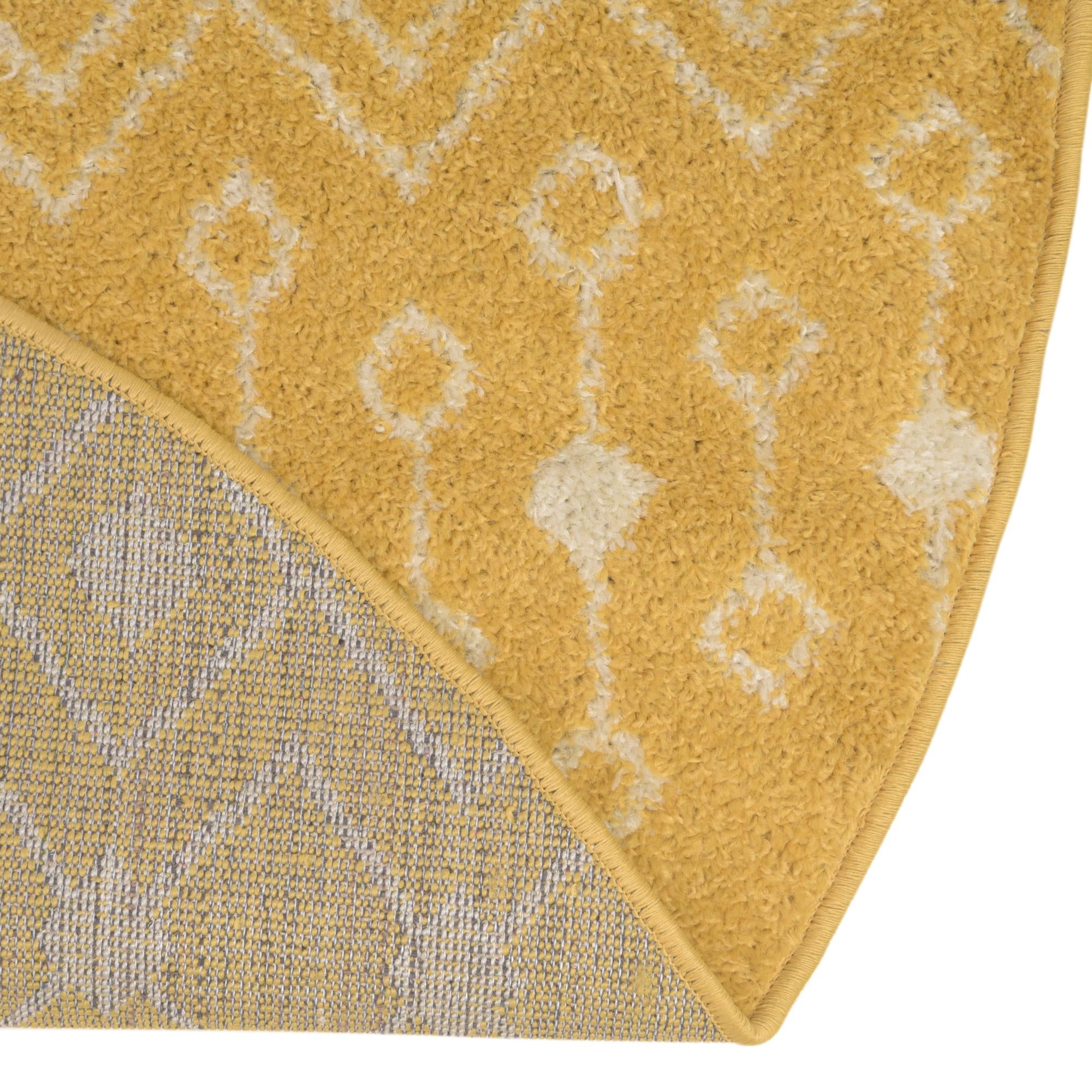 4' x 6' Moroccan Trellis Oval Rug