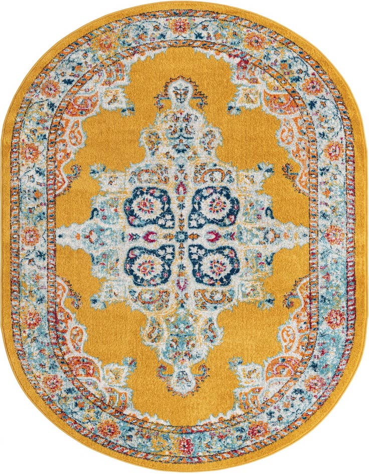Detail image of 5' x 8' Parker Oval Rug