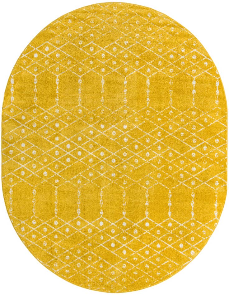 Detail image of 7' 10 x 10' Paxon Trellis Oval Rug