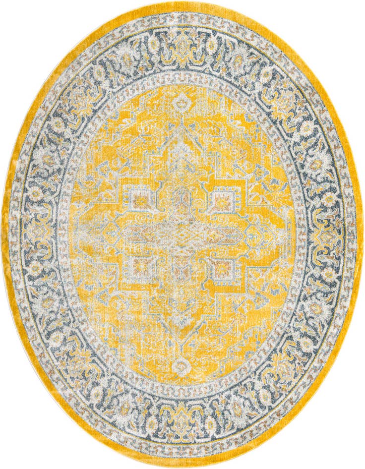 Detail image of 7' 10 x 10' Santiago Oval Rug