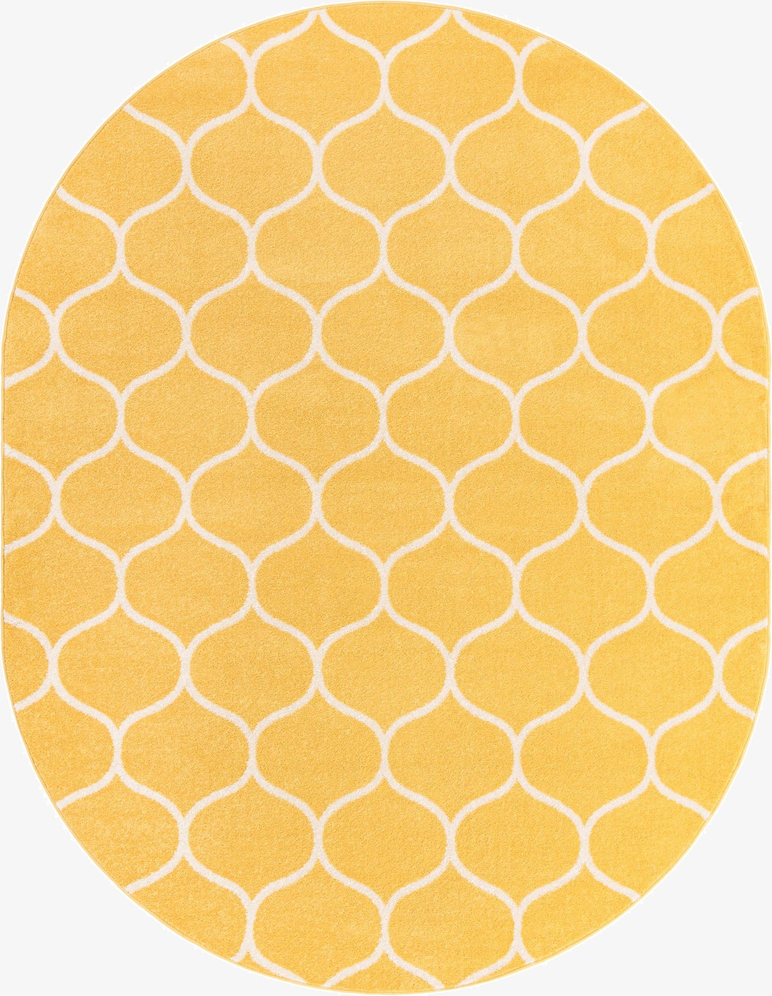 Primary image 7' 10 x 10' Trellis Frieze Oval Rug