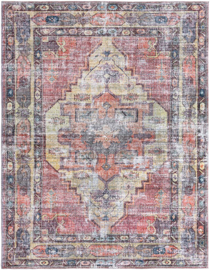 Detail image of 9' 2 x 12' Washable Maahru Rug