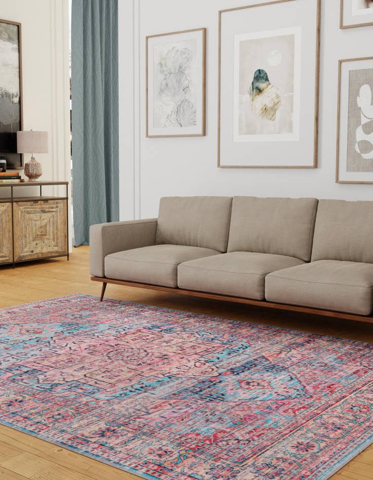 Detail image of 10' 6 x 13'  Washable Maahru Rug