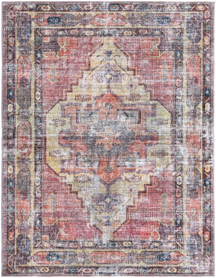 Detail image of 7' 3 x 10' Washable Maahru Rug