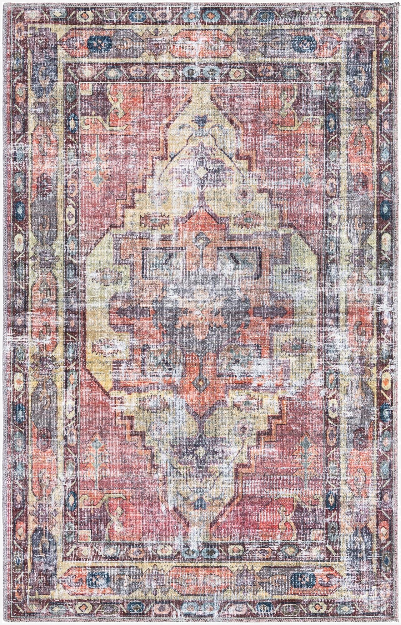 4' x 6'  Washable Maahru Rug