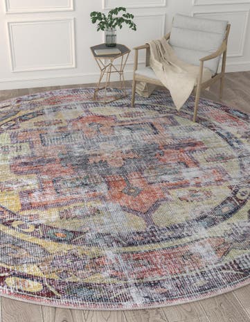100cm x 100cm Maahru Round Rug