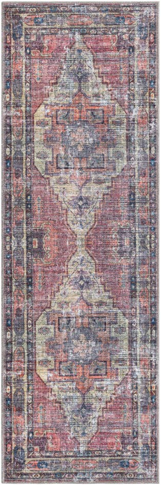 Detail image of 2' x 6' Washable Maahru Runner Rug