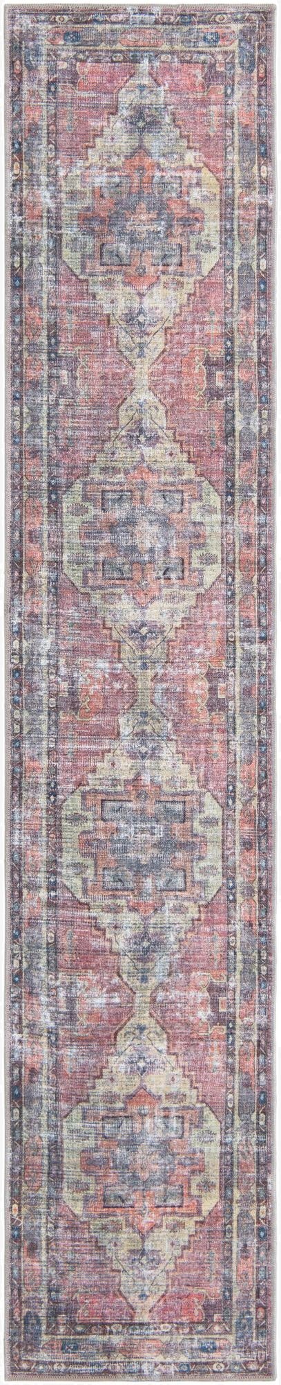 2' x 10'  Washable Maahru Runner Rug