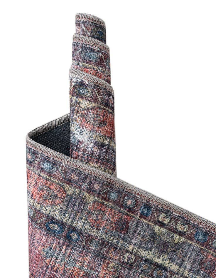 Detail image of 7' 3 x 7' 3 Washable Maahru Square Rug