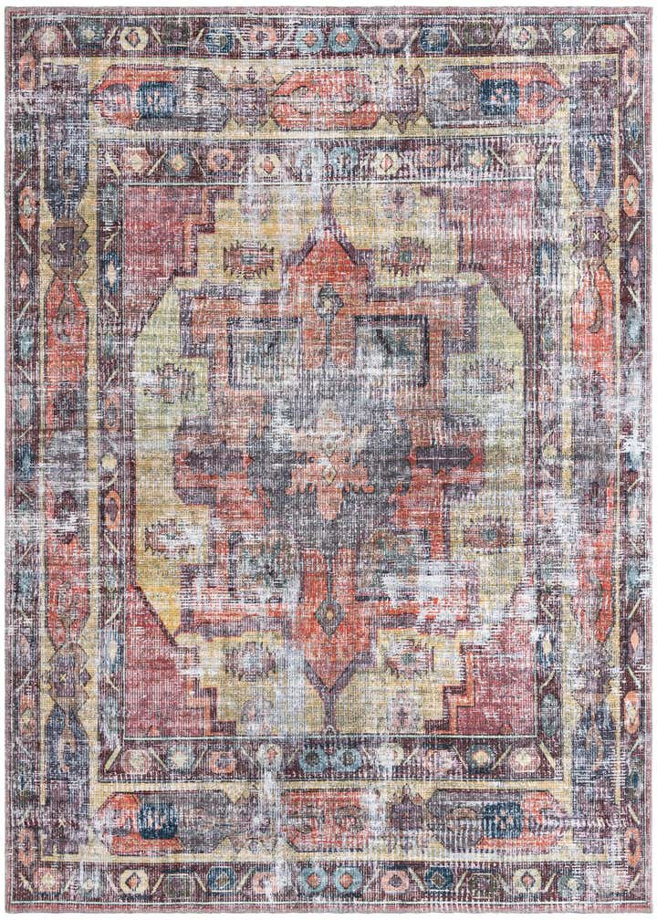 7' 3 x 7' 3 Washable Maahru Square Rug