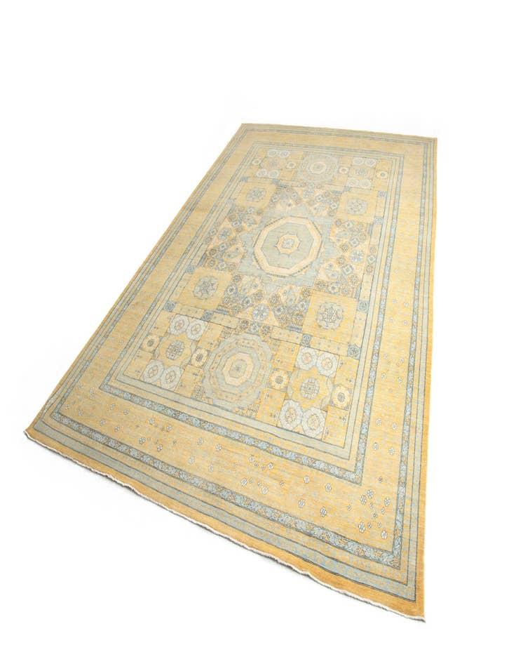 Detail image of 8' 9 x 12' 7 Hand Knotted Amina Rug