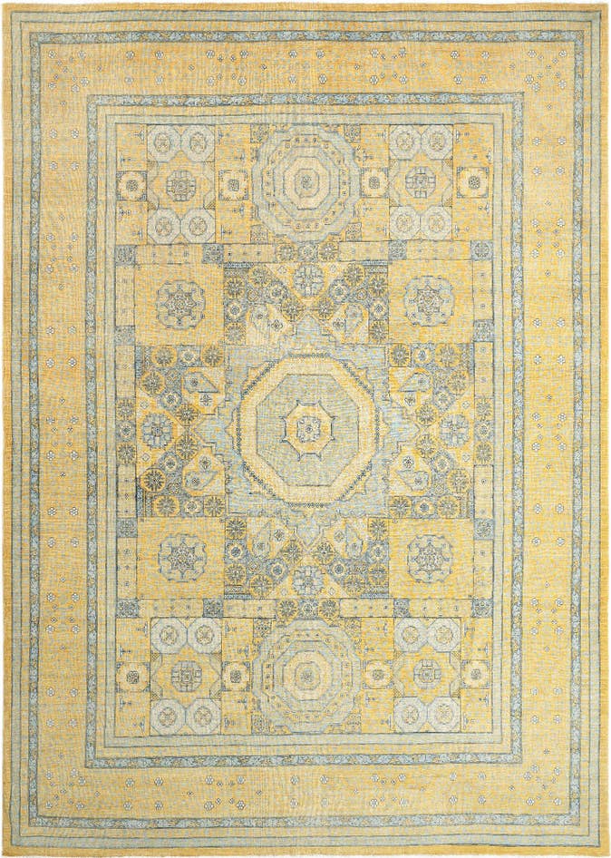 Detail image of 8' 9 x 12' 7 Hand Knotted Amina Rug