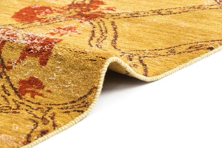 Detail image of 5' 7 x 7' 5 Hand Knotted Anar Rug