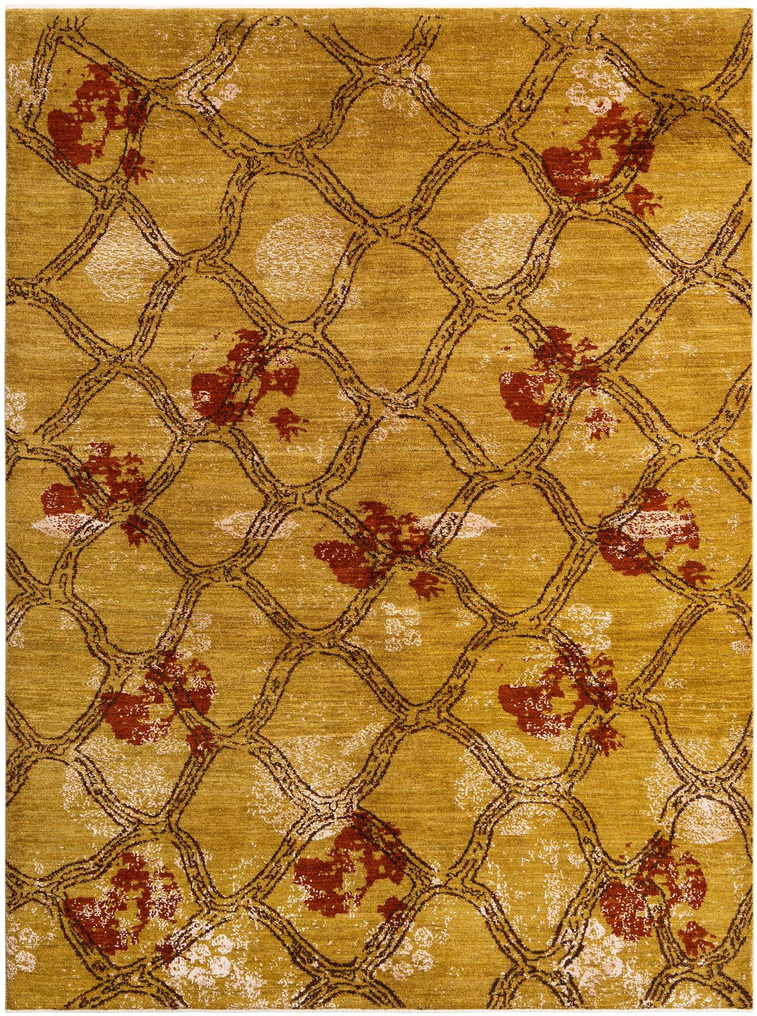 5' 7 x 7' 5 Hand Knotted Anar Rug