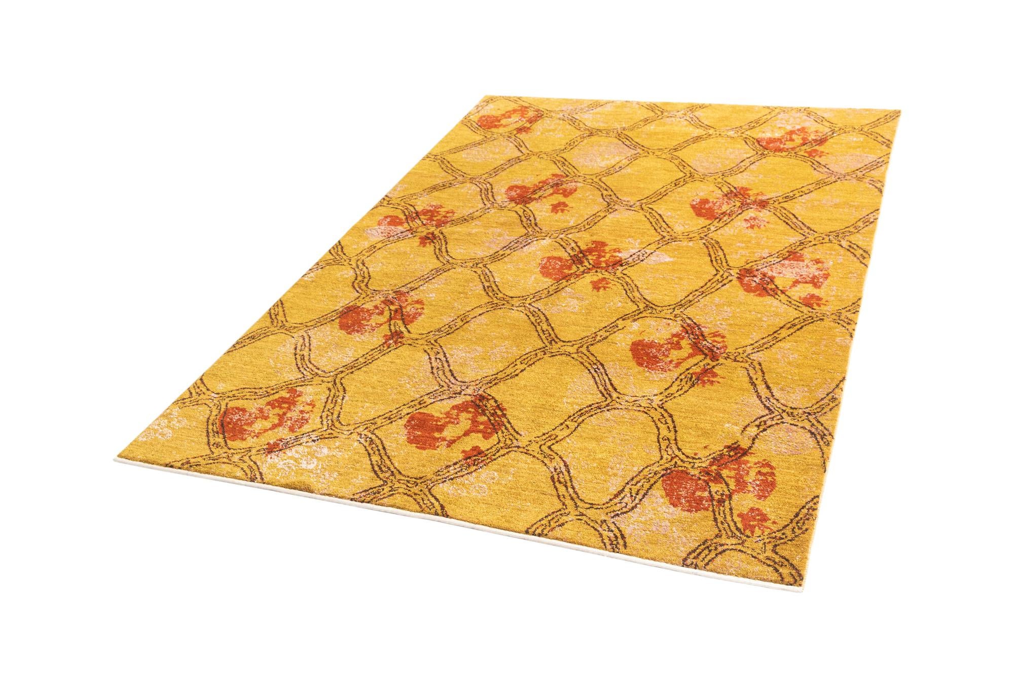 5' 5 x 7' 10 Hand Knotted Anar Rug