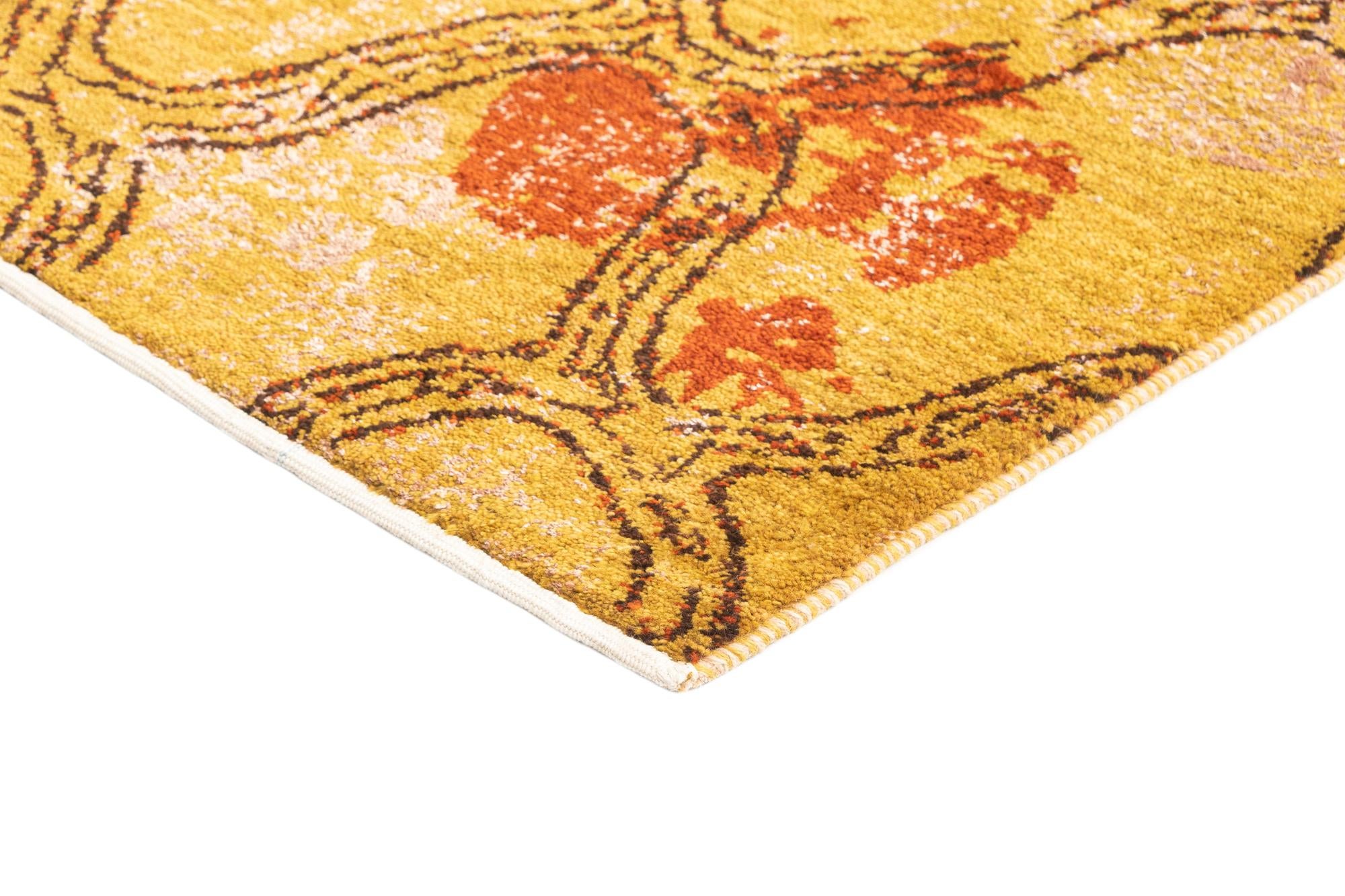 5' 5 x 7' 10 Hand Knotted Anar Rug