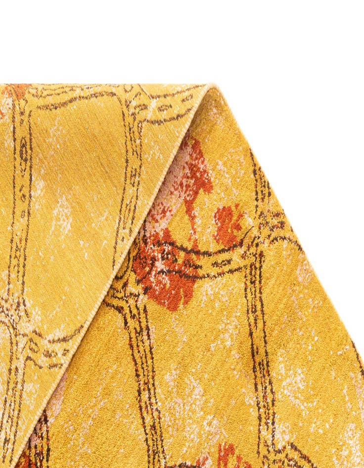 Detail image of 5' 5 x 7' 10 Hand Knotted Anar Rug