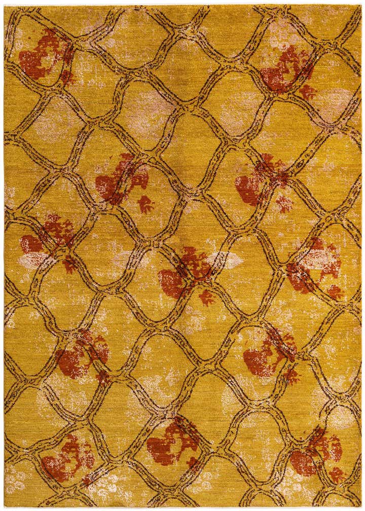 5' 5 x 7' 10 Hand Knotted Anar Rug