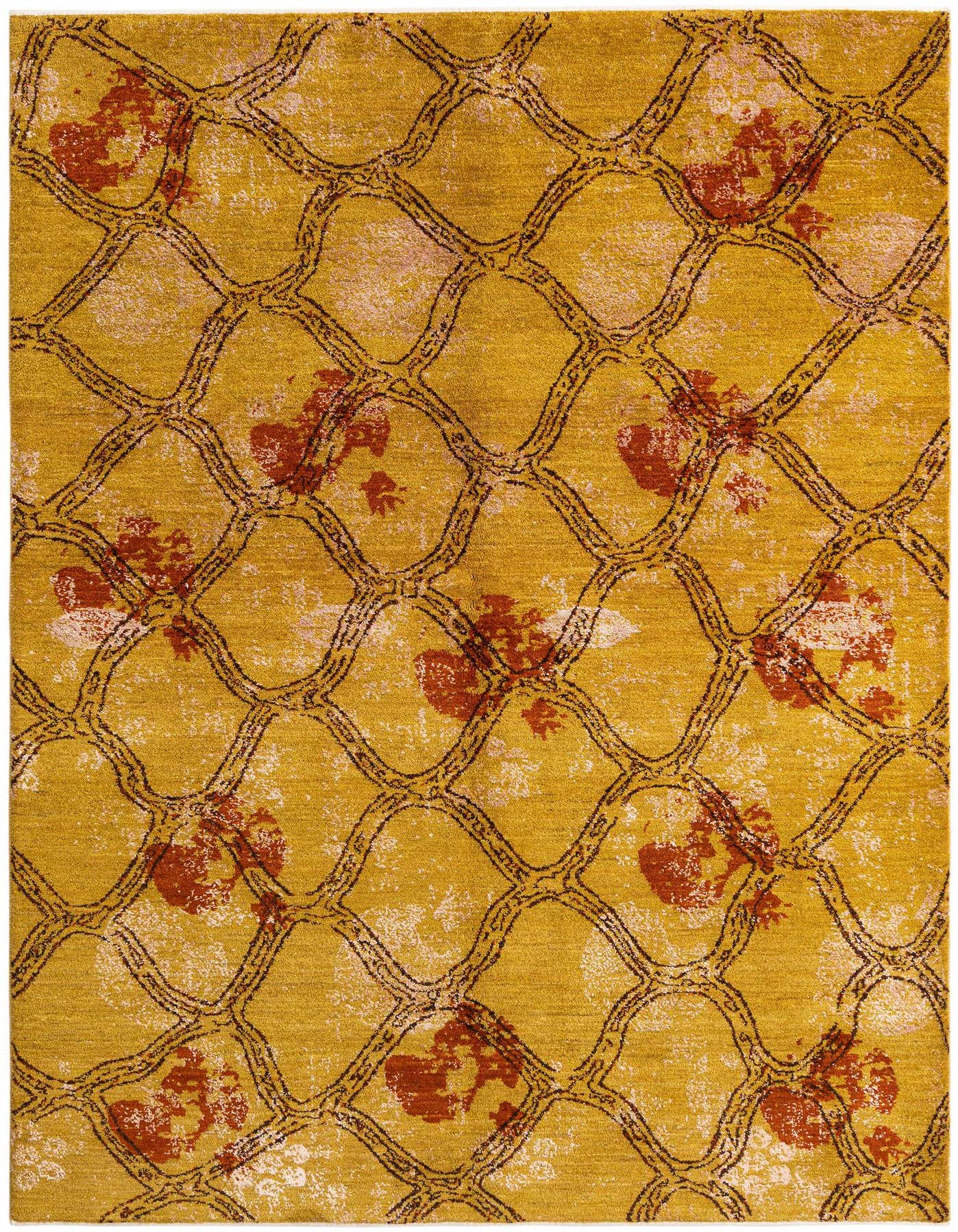5' 5 x 7' 10 Hand Knotted Anar Rug