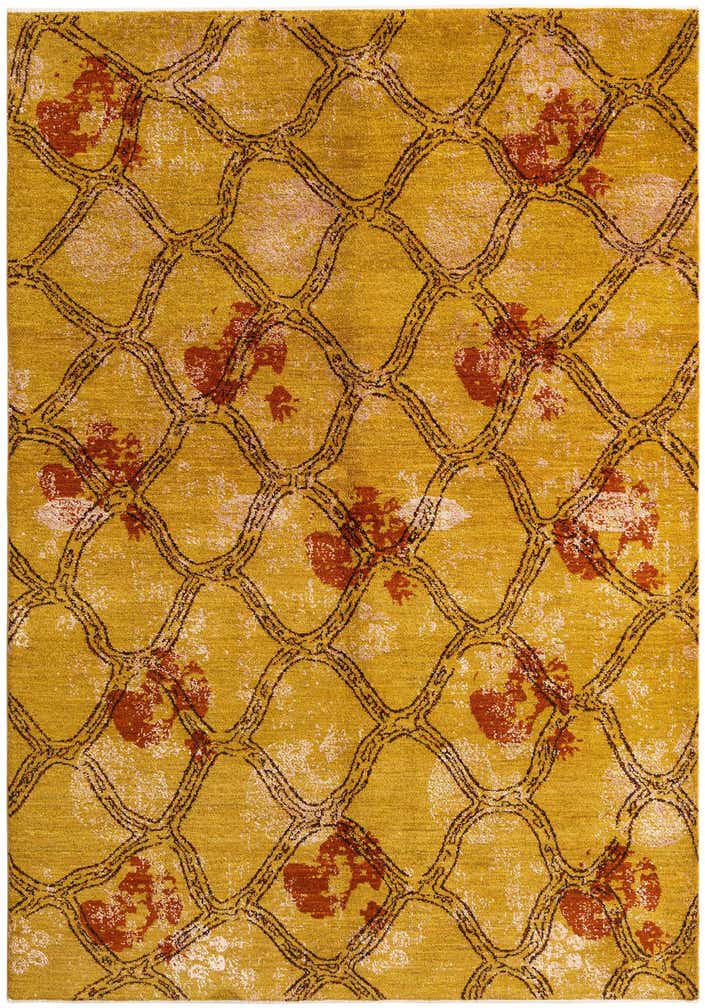 5' 5 x 7' 10 Hand Knotted Anar Rug