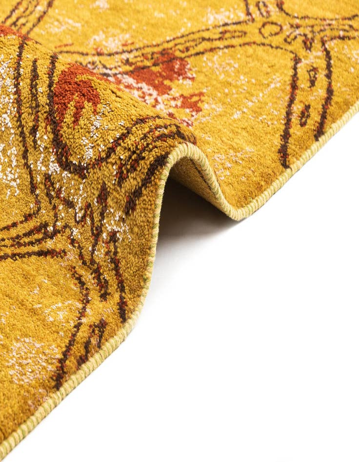 Detail image of 6' 6 x 10' 1 Hand Knotted Anar Rug