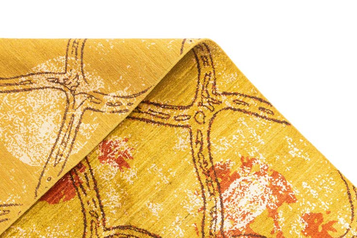 Detail image of 6' 7 x 10' Hand Knotted Anar Rug