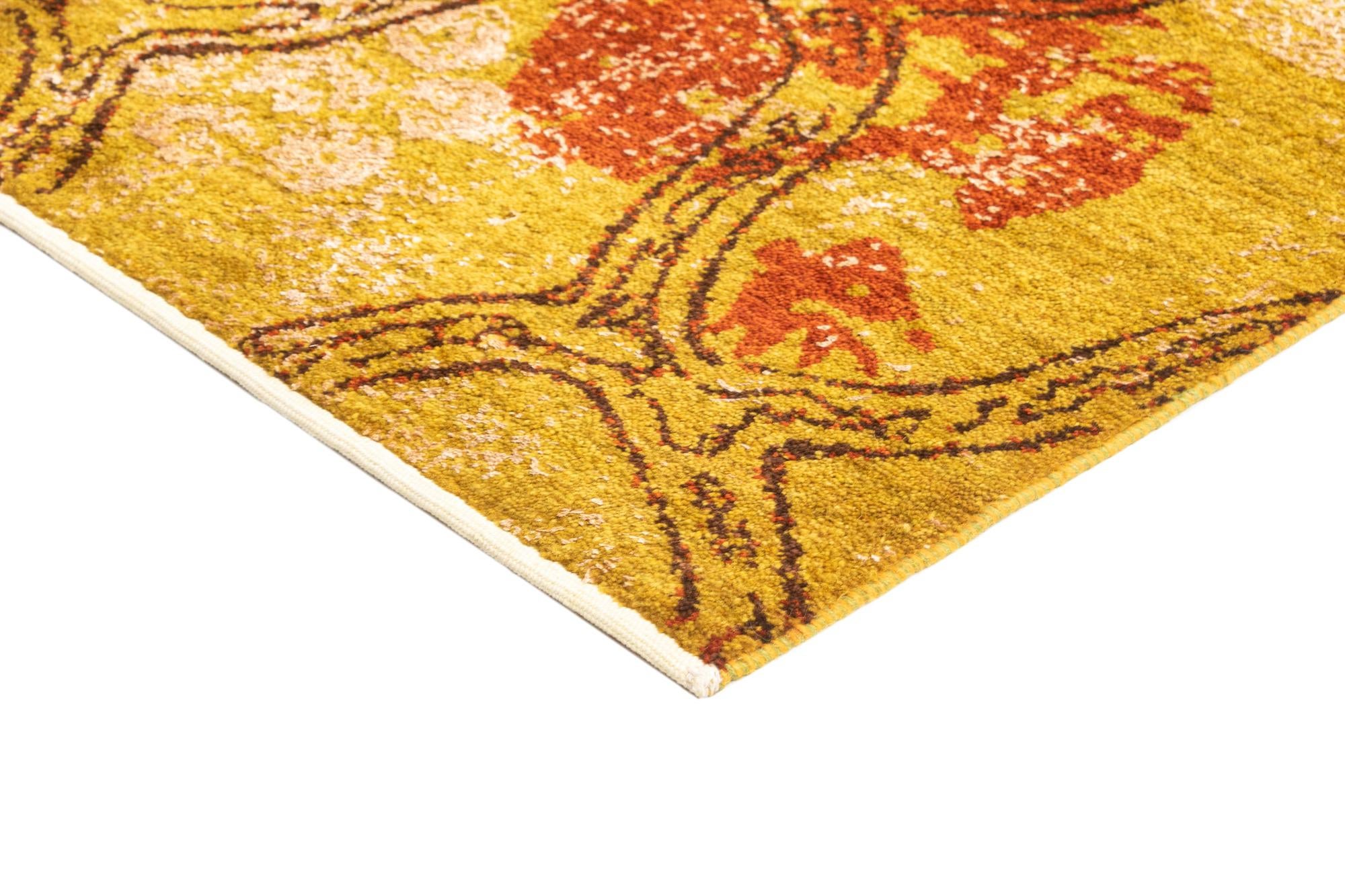 6' 7 x 10' Hand Knotted Anar Rug