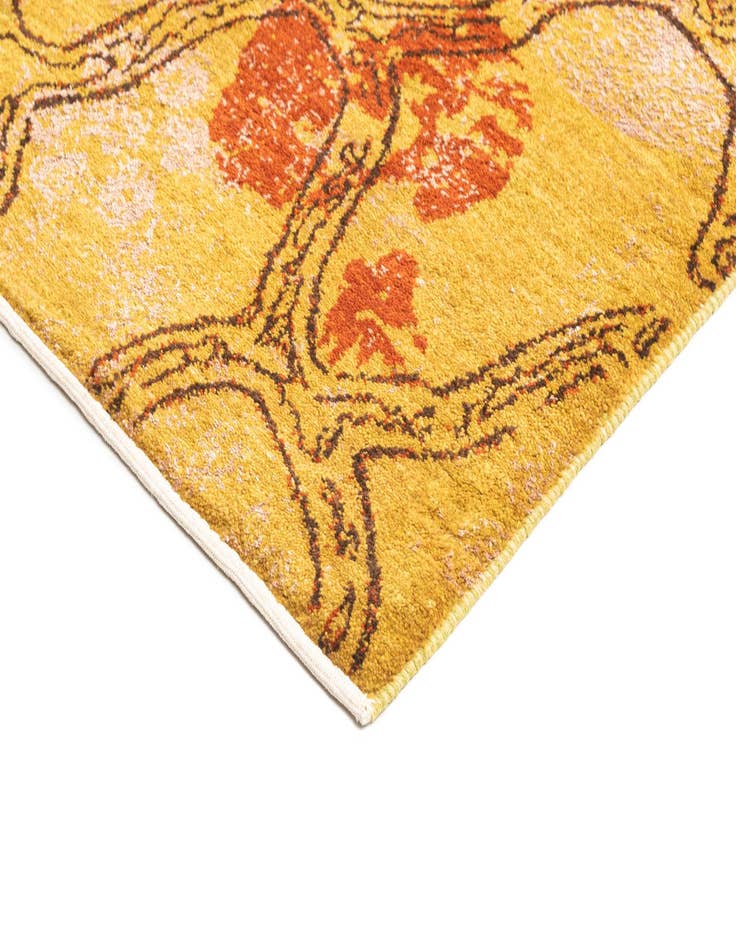 Detail image of 6' 10 x 9' 9 Hand Knotted Anar Rug