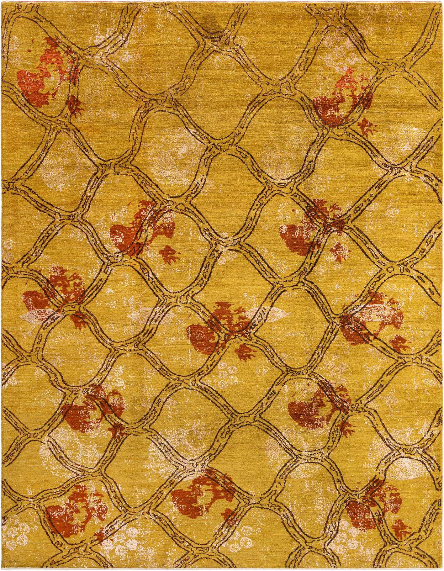 6' 10 x 9' 9 Hand Knotted Anar Rug