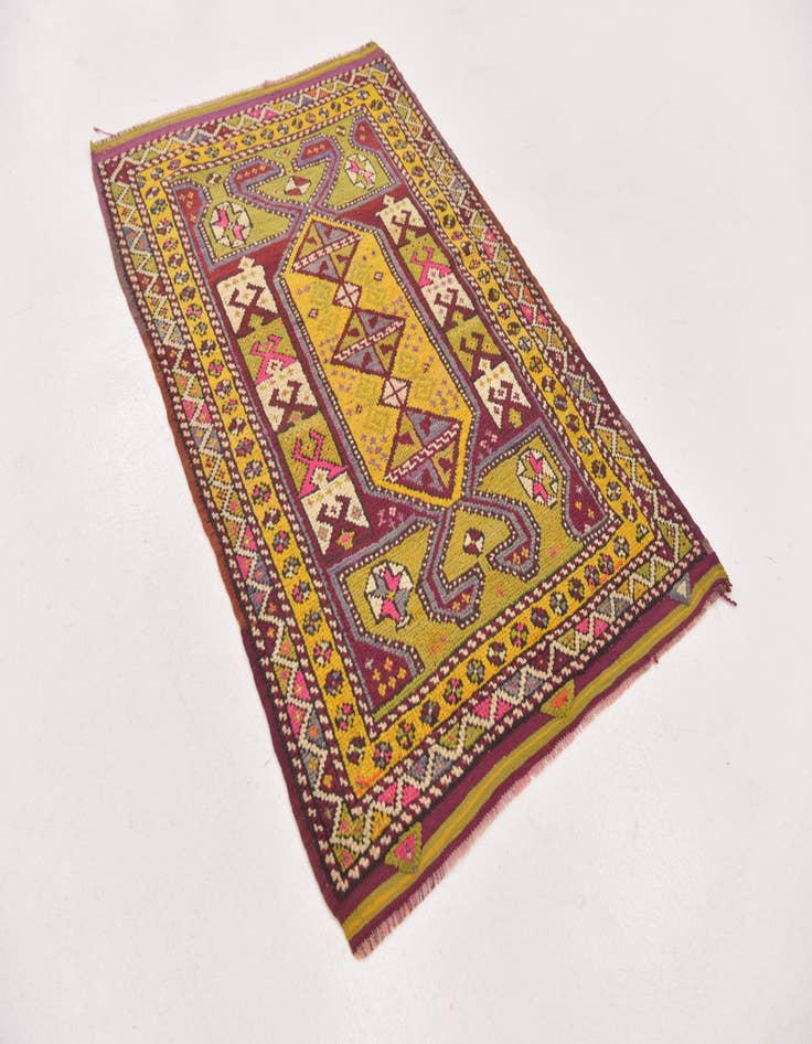 Detail image of 2' 10 x 4' 5  Hand Knotted Anatolian Wool Rug