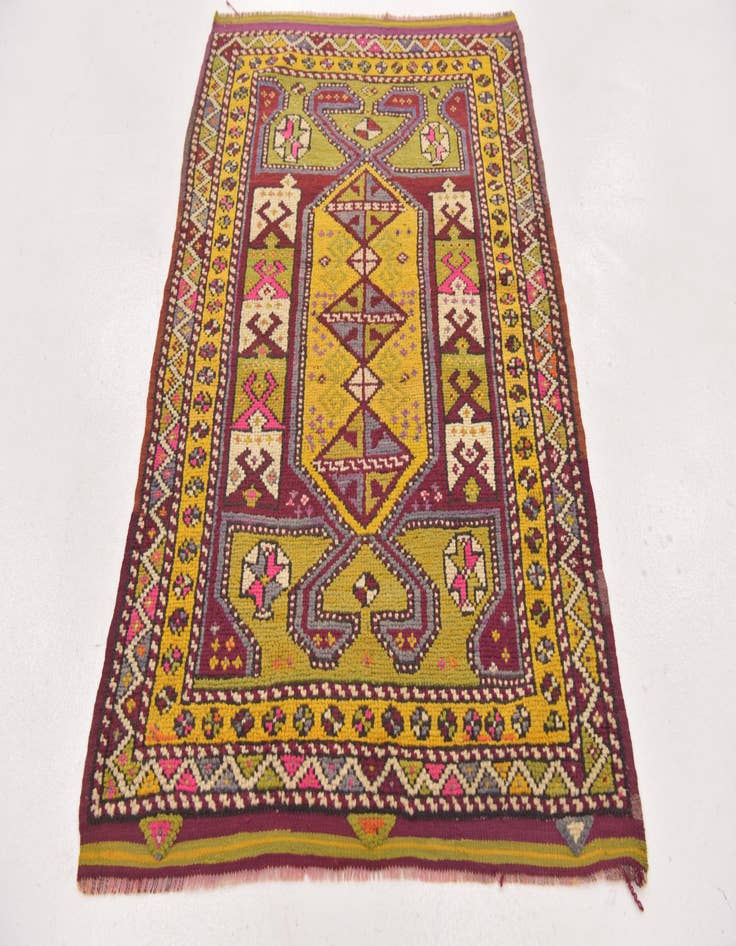 Detail image of 2' 10 x 4' 5  Hand Knotted Anatolian Wool Rug