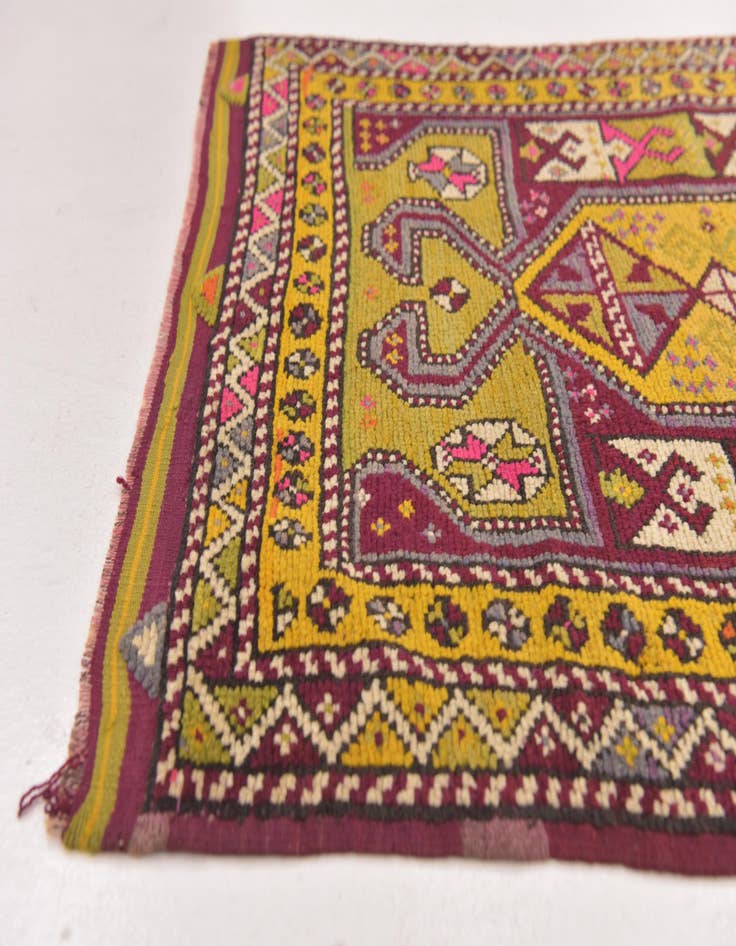 Detail image of 2' 10 x 4' 5  Hand Knotted Anatolian Wool Rug