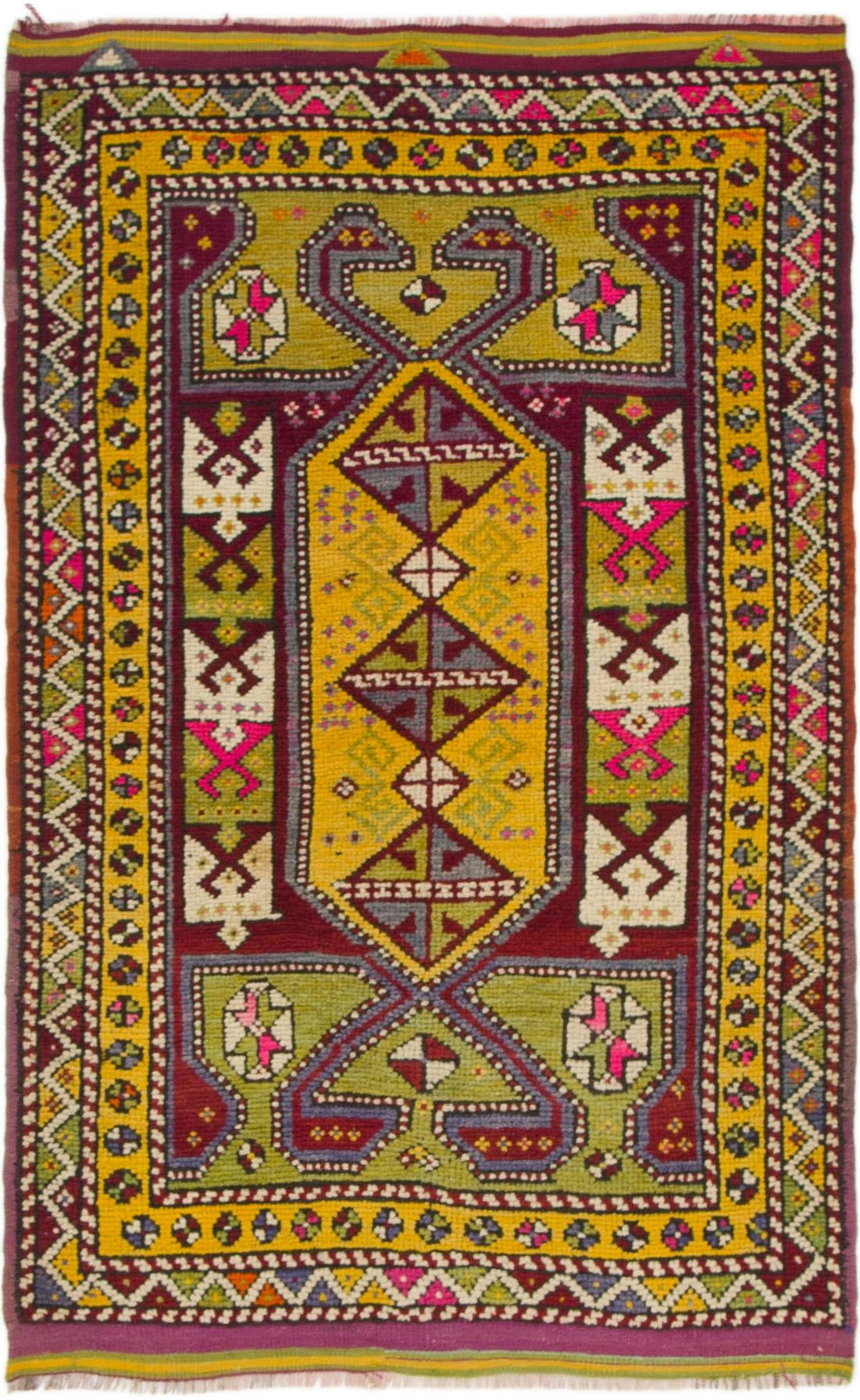 2' 10 x 4' 5 Hand Knotted Anatolian Wool Rug
