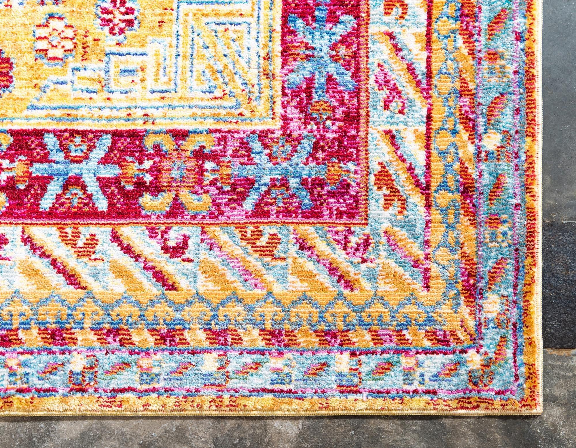 4' x 6' Aqua Rug