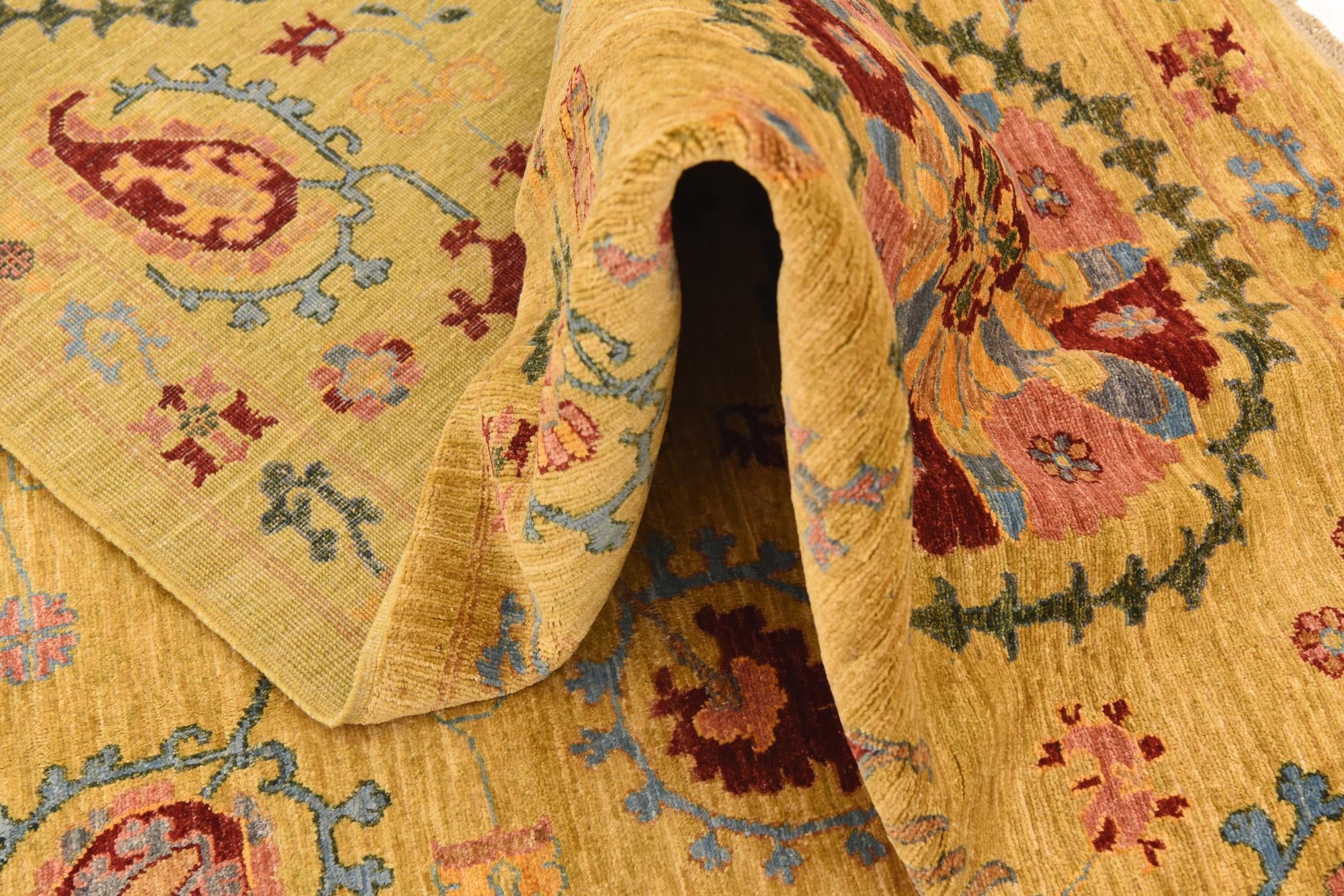 6' 8 x 9' 11 Hand Knotted Ariana Ziegler Oriental Rug