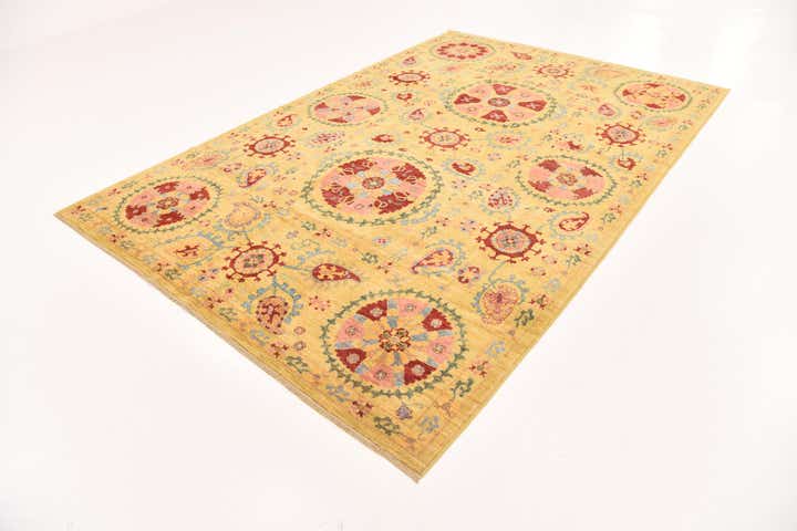 6' 8 x 9' 11 Hand Knotted Ariana Ziegler Oriental Rug